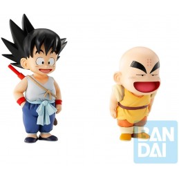 BANDAI DRAGON BALL GOKU & KRILLIN ICHIBANSHO MASTERLISE STATUE PVC FIGURE