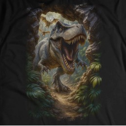 T SHIRT CHILDREN DARK EMBER T-REX