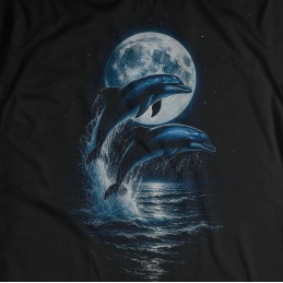 MAGLIA T SHIRT BAMBINO DARK EMBER DELFINI