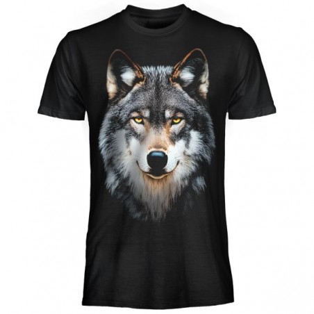 T SHIRT CHILDREN DARK EMBER WOLF