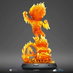 FANTASTIC FOUR FIRST STEPS HUMAN TORCH MINICO FIGURE STATUA IRON STUDIOS