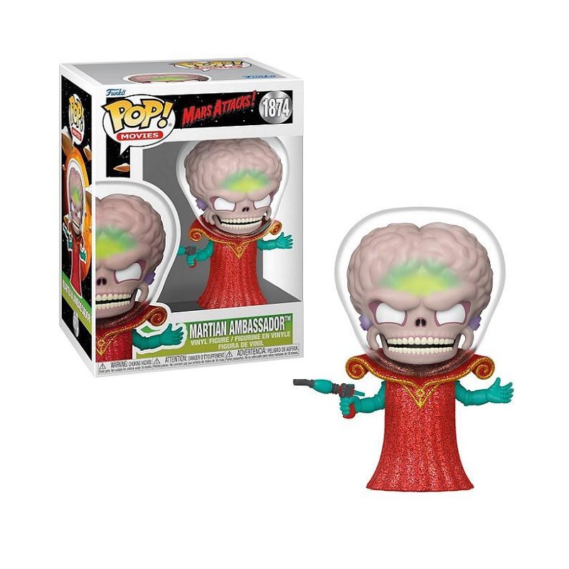 FUNKO FUNKO POP! MARS ATTACKS! MARTIAN AMBASSADOR BOBBLE HEAD FIGURE FUNKO FUNKO POP! MARS ATTACKS! MARTIAN AMBASSADOR BOBBLE HEAD FIGURE