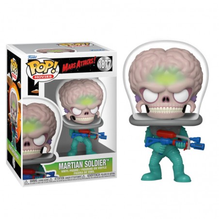 FUNKO POP! MARS ATTACKS! MARTIAN SOLDIER BOBBLE HEAD FIGURE