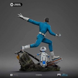 IRON STUDIOS FANTASTIC FOUR FIRST STEPS MISTER FANTASTIC & H.E.R.B.I.E. ART SCALE 1/10 STATUE