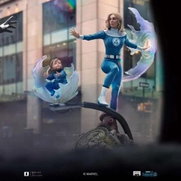 IRON STUDIOS FANTASTIC FOUR FIRST STEPS INVISIBLE WOMAN & FRANKLIN ART SCALE 1/10 STATUE