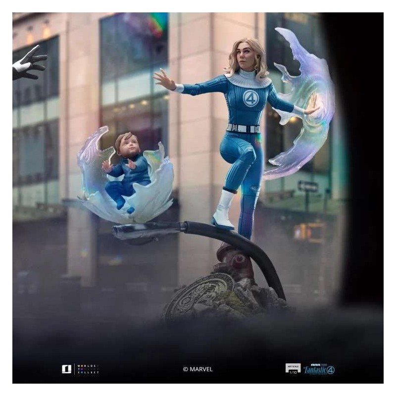 IRON STUDIOS FANTASTIC FOUR FIRST STEPS INVISIBLE WOMAN & FRANKLIN ART SCALE 1/10 STATUE IRON STUDIOS FANTASTIC FOUR FIRST STEPS INVISIBLE WOMAN & FRANKLIN ART SCALE 1/10 STATUE