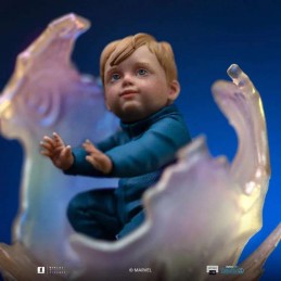 FANTASTIC FOUR FIRST STEPS INVISIBLE WOMAN & FRANKLIN ART SCALE STATUA IRON STUDIOS