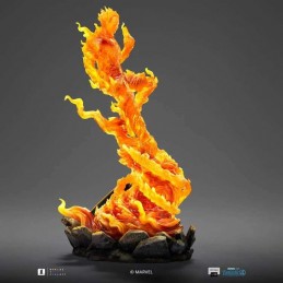 FANTASTIC FOUR FIRST STEPS HUMAN TORCH ART SCALE STATUA IRON STUDIOS