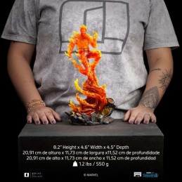 FANTASTIC FOUR FIRST STEPS HUMAN TORCH ART SCALE STATUA IRON STUDIOS