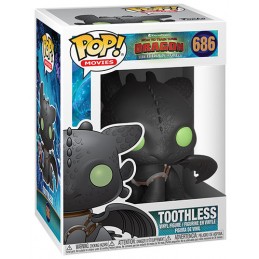 FUNKO POP! DRAGON TRAINER 3 TOOTHLESS BOBBLE HEAD KNOCKER FIGURE FUNKO