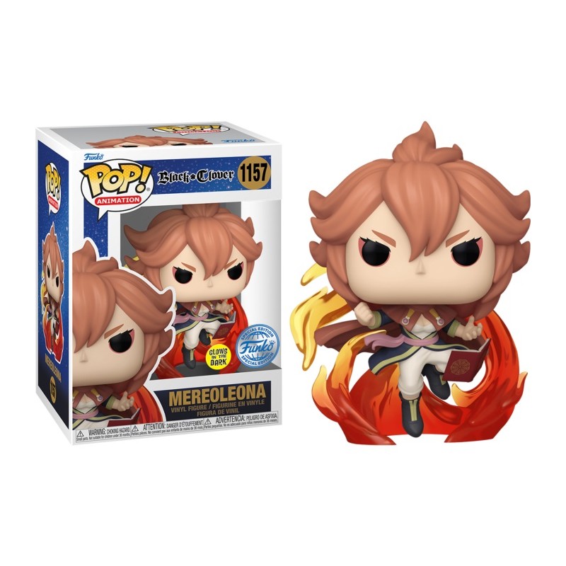 FUNKO FUNKO POP! BLACK CLOVER MEREOLEONA GLOW IN THE DARK FIGURE FUNKO FUNKO POP! BLACK CLOVER MEREOLEONA GLOW IN THE DARK FIGURE