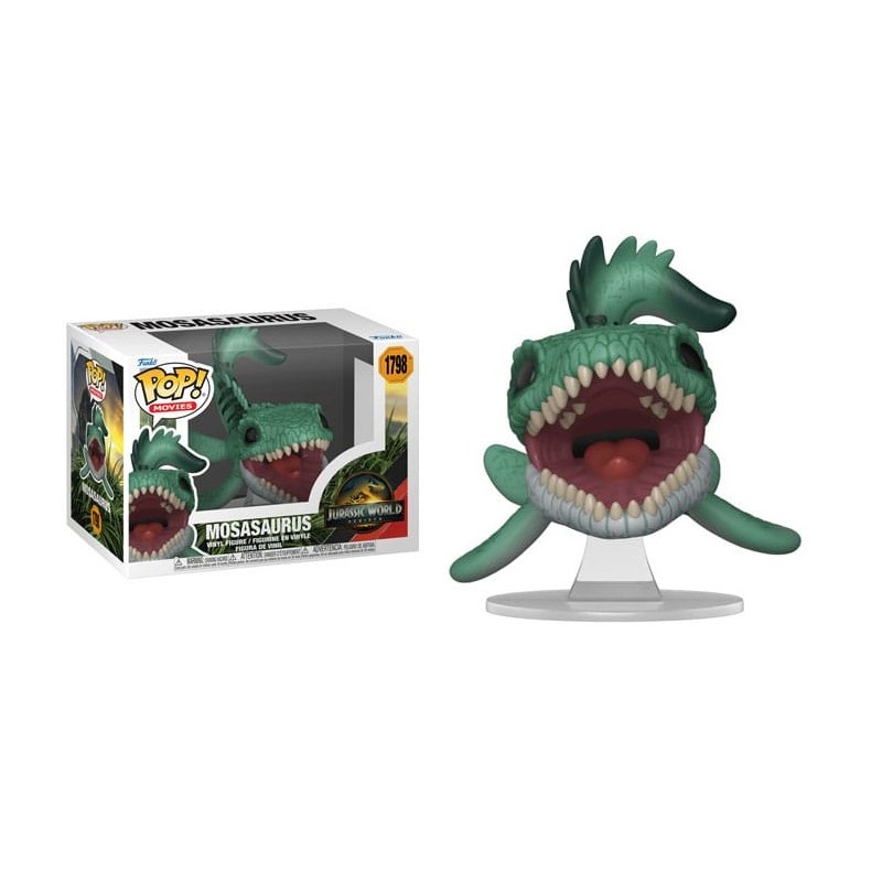 FUNKO JURASSIC WORLD REBIRTH FUNKO POP! MOVIES MOSASAURUS BOBBLE HEAD FIGURE FUNKO JURASSIC WORLD REBIRTH FUNKO POP! MOVIES MOSASAURUS BOBBLE HEAD FIGURE