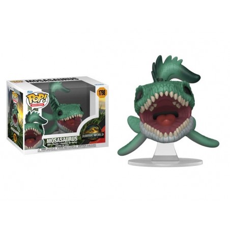 JURASSIC WORLD REBIRTH FUNKO POP! MOVIES MOSASAURUS BOBBLE HEAD FIGURE