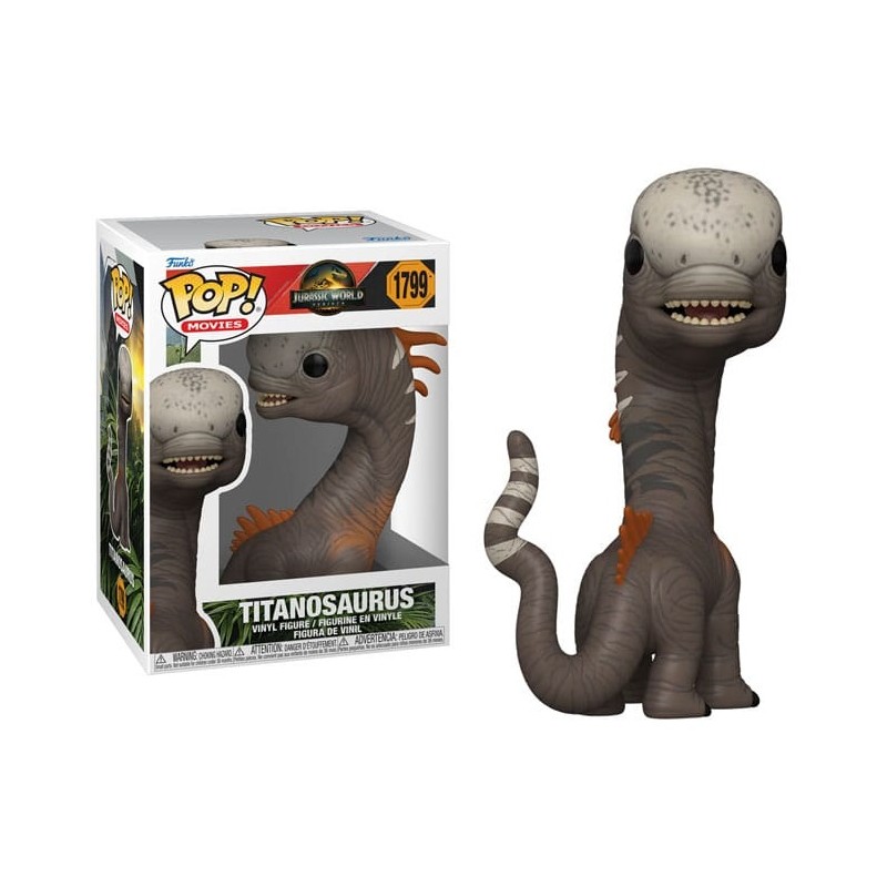 FUNKO JURASSIC WORLD REBIRTH FUNKO POP! MOVIES TITANOSAURUS BOBBLE HEAD FIGURE FUNKO JURASSIC WORLD REBIRTH FUNKO POP! MOVIES TITANOSAURUS BOBBLE HEAD FIGURE