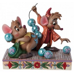 ENESCO CINDERELLA JAQ AND GUS DISNEY TRADITIONS STATUE FIGURE
