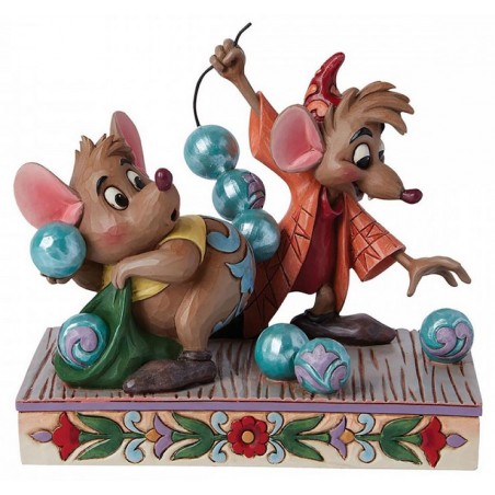 CINDERELLA JAQ AND GUS DISNEY TRADITIONS STATUE FIGURE