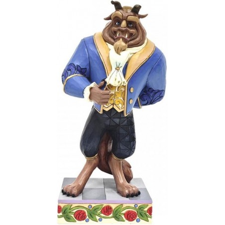LA BELLA E LA BESTIA BESTIA ABITO DA BALLO DISNEY TRADITIONS STATUA FIGURE