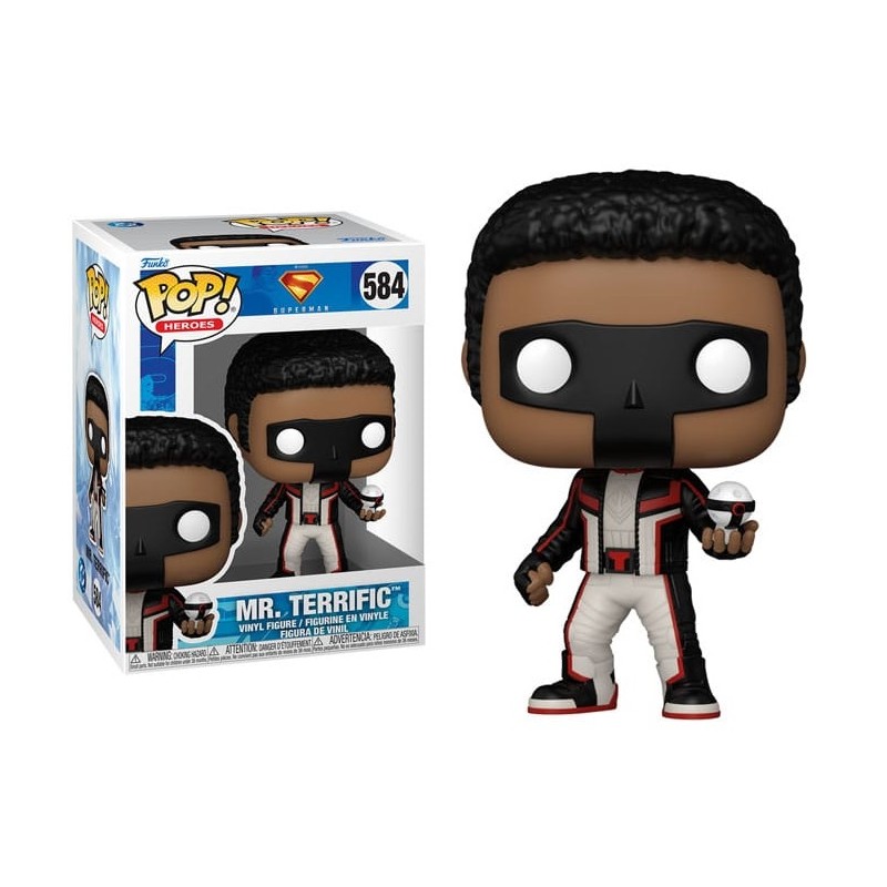 FUNKO POP! SUPERMAN 2025 MOVIE MR. TERRIFIC BOBBLE HEAD FIGURE FUNKO FUNKO POP! SUPERMAN 2025 MOVIE MR. TERRIFIC BOBBLE HEAD FIGURE FUNKO