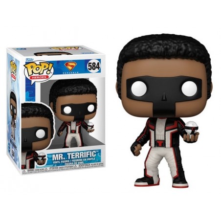 FUNKO POP! SUPERMAN 2025 MOVIE MR. TERRIFIC BOBBLE HEAD FIGURE