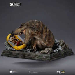 JURASSIC WORLD REBIRTH T-REX RIVER SCENE DEMI ART SCALE 1/20 STATUA FIGURE IRON STUDIOS
