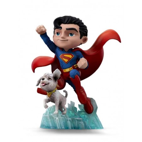 SUPERMAN LEGACY SUPERMAN & KRYPTO MINICO FIGURE STATUA