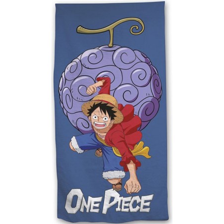 ONE PIECE LUFFY DEVIL FRUIT TELO ASCIUGAMANO 140X70CM
