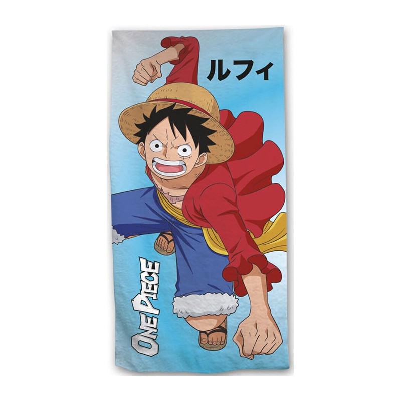 AYMAX ONE PIECE MONKEY D.LUFFY BEACH BATH TOWEL 140X70CM AYMAX ONE PIECE MONKEY D.LUFFY BEACH BATH TOWEL 140X70CM