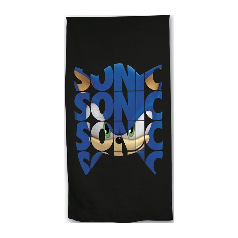 AYMAX SONIC THE HEDGEHOG BEACH BATH TOWEL 140X70CM AYMAX SONIC THE HEDGEHOG BEACH BATH TOWEL 140X70CM