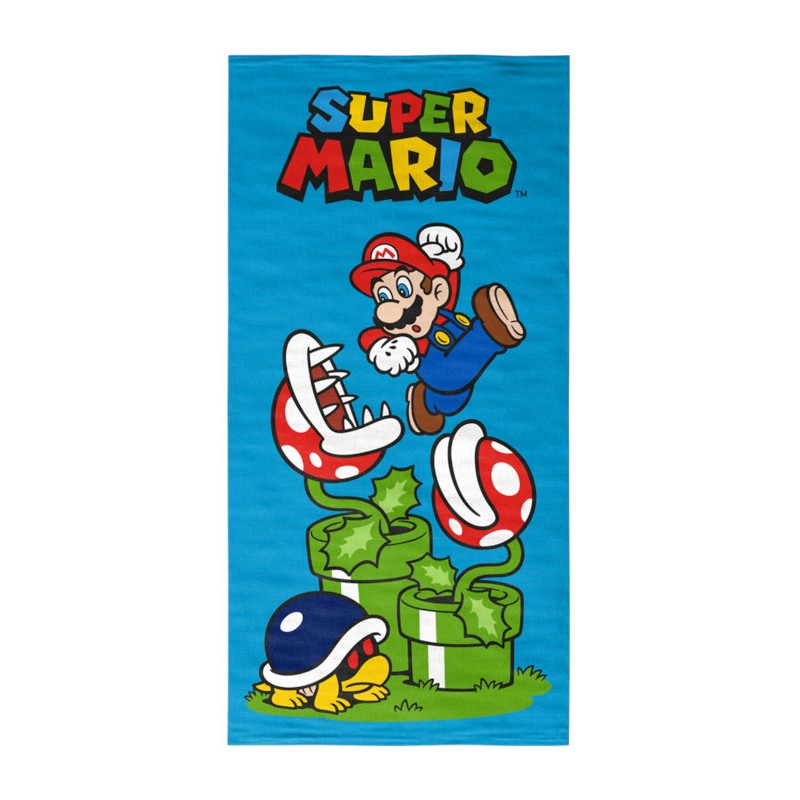 SUPER MARIO TELO ASCIUGAMANO 140X70CM LYO SUPER MARIO TELO ASCIUGAMANO 140X70CM LYO