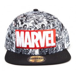 MARVEL LOGO WITH STRIPS CAPPELLO DIFUZED
