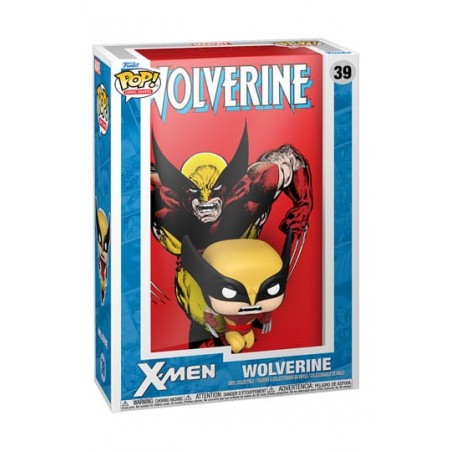 FUNKO POP! MARVEL COMIC COVERS X-MEN WOLVERINE BOBBLE HEAD FIGURE