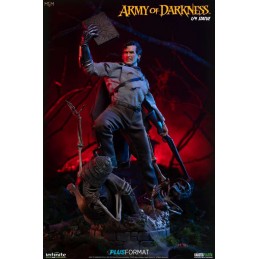 INFINITE STATUE ARMY OF DARKNESS ASH WILLIAMS 1/4 SCALE PLUS FORMAT STATUE RESIN FIGURE
