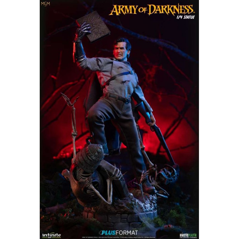ARMY OF DARKNESS ASH WILLIAMS 1/4 PLUS FORMAT STATUA RESINA FIGURE INFINITE STATUE ARMY OF DARKNESS ASH WILLIAMS 1/4 PLUS FORMAT STATUA RESINA FIGURE INFINITE STATUE