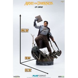 ARMY OF DARKNESS ASH WILLIAMS 1/4 PLUS FORMAT STATUA RESINA FIGURE INFINITE STATUE