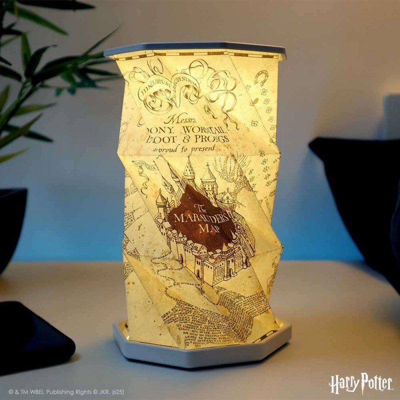HARRY POTTER MARAUDERS MAP FOLDABLE USB LAMPADA NEMESIS NOW HARRY POTTER MARAUDERS MAP FOLDABLE USB LAMPADA NEMESIS NOW