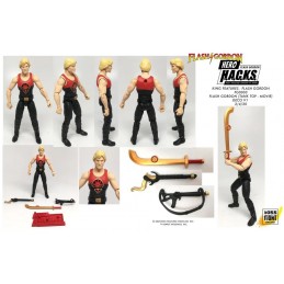 BOSS FIGHT STUDIO FLASH GORDON TANK TOP FLASH HERO H.A.C.K.S. SERIES ACTION FIGURE