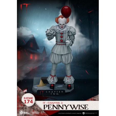 D-STAGE IT CHAPTER 2 PENNYWISE STATUE FIGURE