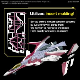 HG HIGH GRADE VF-31C SIEGFRIED MIRAGE FARINA JENIUS USE 1/100 MODEL KIT ACTION FIGURE BANDAI