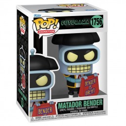FUNKO POP! FUTURAMA MATADOR BENDER BOBBLE HEAD FIGURE FUNKO