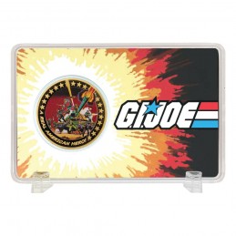G.I. JOE A REAL AMERICAN HERO 60TH ANNIVERSARY 24K GOLD PLATED COIN LIMITED EDITION MONETA DA COLLEZIONE FANATTIK