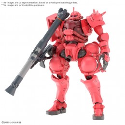BANDAI HIGH GRADE HG ZAKU CHAR GQ 1/144 SCALE MODEL KIT GUNPLA PVC FIGURE