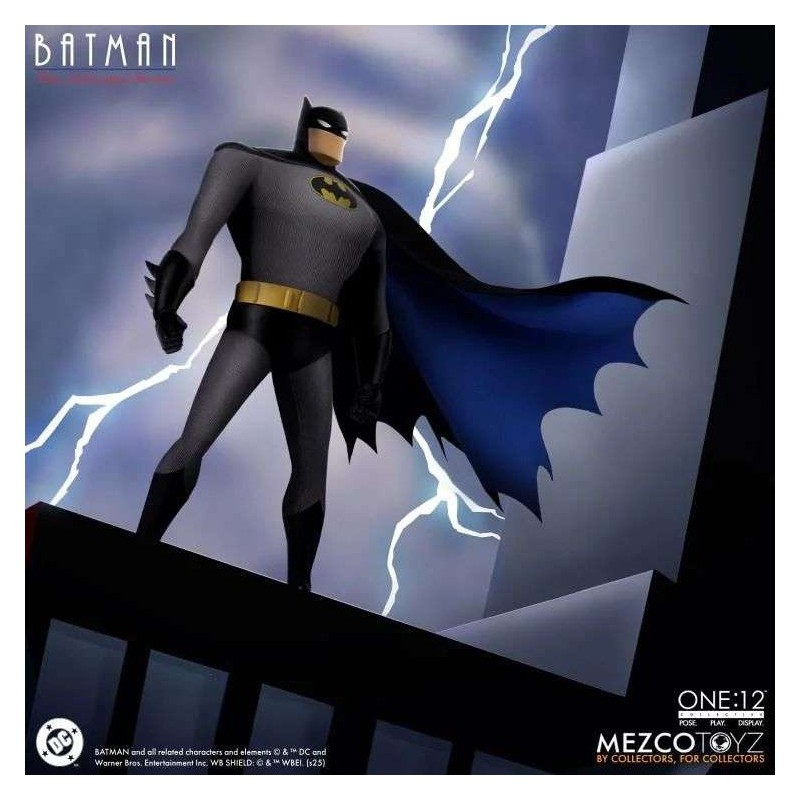 MEZCO TOYS BATMAN THE ANIMATED SERIES ONE:12 COLLECTIVE PVC ACTION FIGURE MEZCO TOYS BATMAN THE ANIMATED SERIES ONE:12 COLLECTIVE PVC ACTION FIGURE