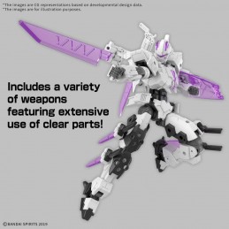 BANDAI 30MM EXM-X20A LEVINIX TYPE A 1/144 MODEL KIT PVC FIGURE