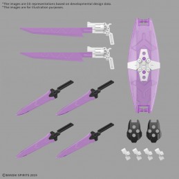BANDAI 30MM EXM-X20A LEVINIX TYPE A 1/144 MODEL KIT PVC FIGURE