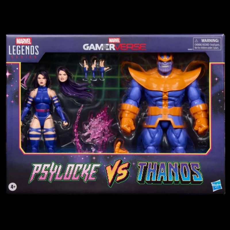 HASBRO MARVEL LEGENDS GAMERVERSE PSYLOCKE VS THANOS 2-PACK PVC ACTION FIGURE HASBRO MARVEL LEGENDS GAMERVERSE PSYLOCKE VS THANOS 2-PACK PVC ACTION FIGURE