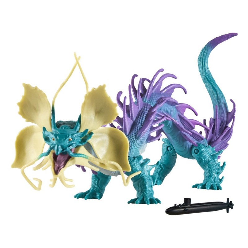 GODZILLA X KONG THE NEW EMPIRE TIAMAT WITH SUBMARINE ACTION FIGURE PLAYMATES TOYS GODZILLA X KONG THE NEW EMPIRE TIAMAT WITH SUBMARINE ACTION FIGURE PLAYMATES TOYS