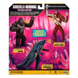 PLAYMATES TOYS GODZILLA X KONG THE NEW EMPIRE BATTLE ROAR GODZILLA EVOLVED ACTION FIGURE