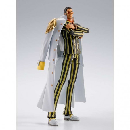 ONE PIECE BORSALINO FUTURE ISLAND EGGHEAD S.H. FIGUARTS PVC ACTION FIGURE