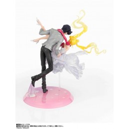 BANDAI SAILOR MOON USAGI & TUXEDO MASK MOONLIGHT GLOW ED. FIGUARTS ZERO PVC CHOUETTE