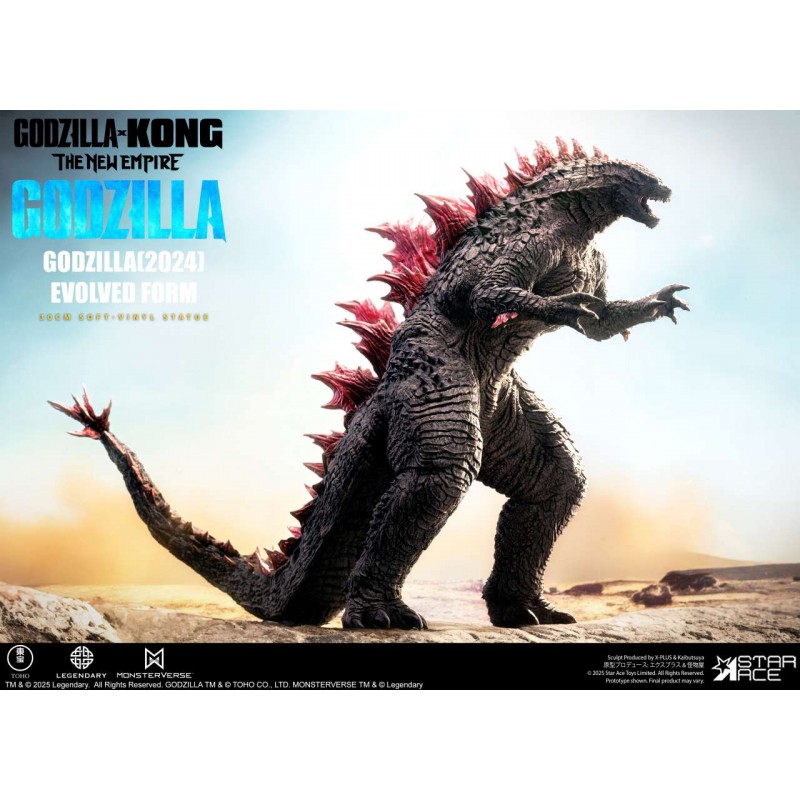 STAR ACE GODZILLA X KONG THE NEW EMPIRE GODZILLA EVOLVED FORM DLX VERSION STATUE STAR ACE GODZILLA X KONG THE NEW EMPIRE GODZILLA EVOLVED FORM DLX VERSION STATUE